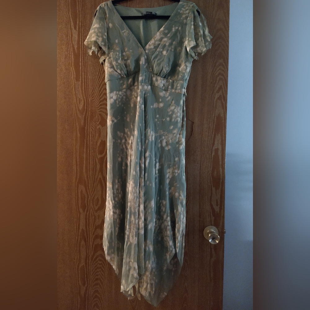 Silk Floral Dress Size 12